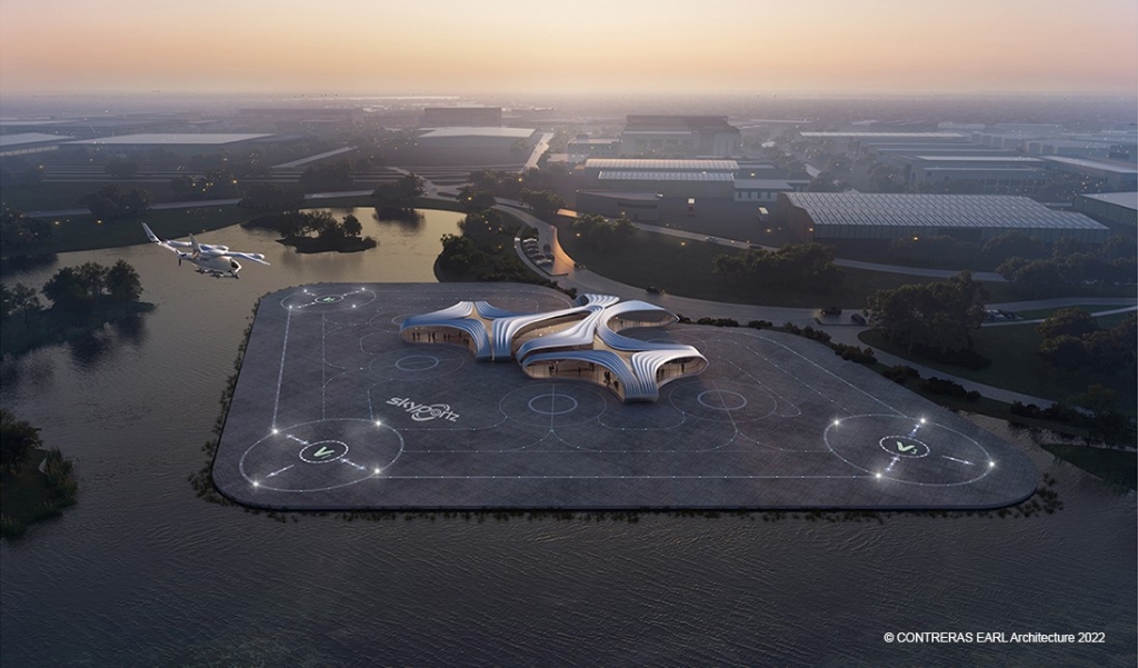 Skyportz Showcases Australia’s Frist Vertiport Design