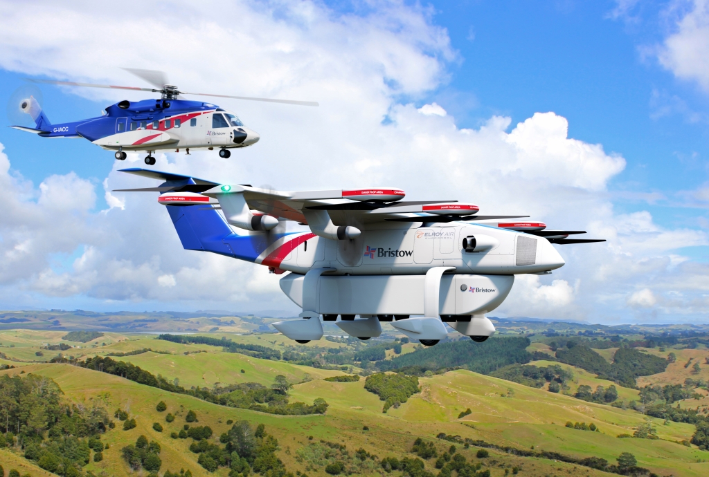 Bristow Pre-orders 100 VTOL Aircraft from Elroy Air