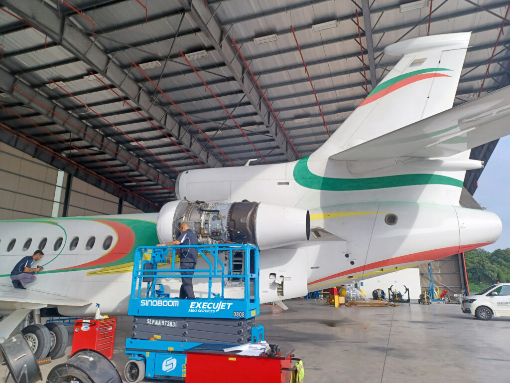 ExecuJet Malaysia Completes Back-To-Back Falcon Maintenance Checks