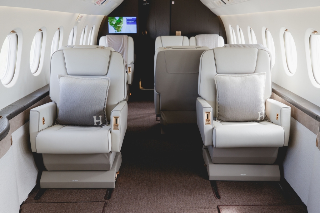 VIP Completions Showcases Refurbishment on Dassault Falcon 2000
