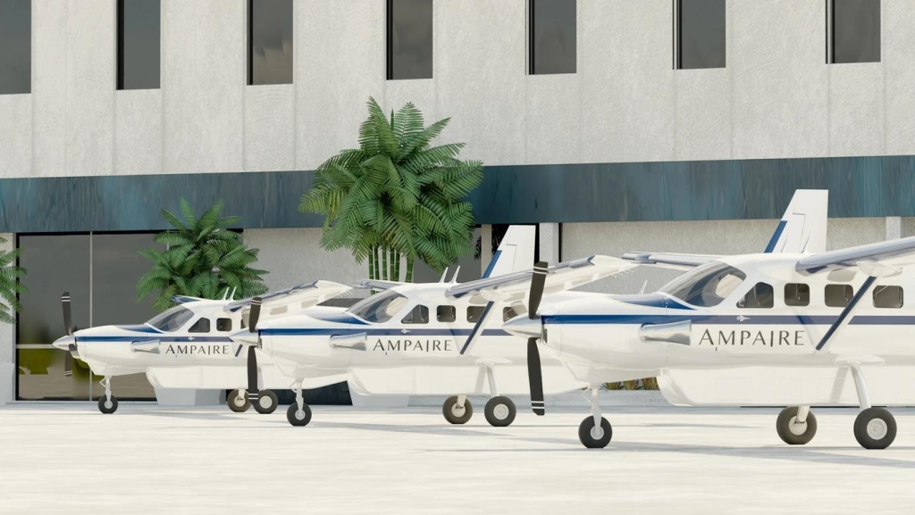 MONTE Orders up to 50 Hybrid-electric Aircraft from Ampaire