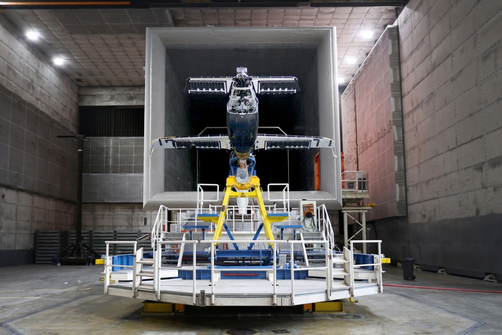 Lilium Jet Undergoes Wind Tunnel Testing