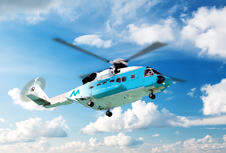 Macquarie Acquires 12 Helicopters from Milestone
