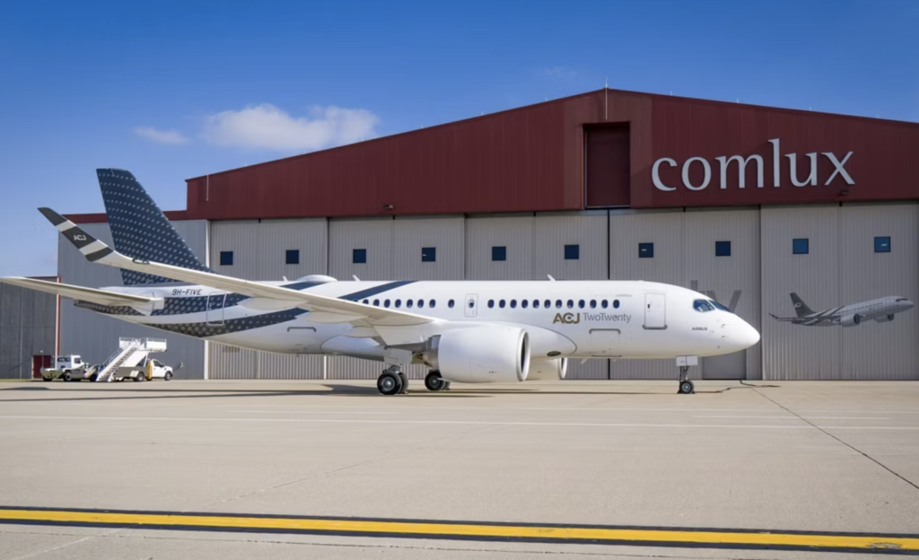 Comlux Delivers First ACJ TwoTwenty